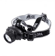 ЭРА Фонарь налобный светодиодный GB-410 на батарейках 3хААА, 3 режима, черный, IP44 Б0051463