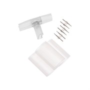 T - коннектор для двухстороннего Гибкого Неона 8х16мм (цена за 1 шт.) 134-062