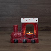 NEON-NIGHT Керамический подсвечник «Паровоз» 17.1х7.1х14.7 см 501-070