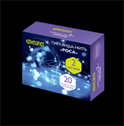 ФАZA Гирлянды DC-G05-20WS2, комплект 2 шт., бел. 20 LED, 2xCR2032 .5048010