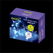 ФАZA Гирлянды DC-G05-20WS4, комплект 4 шт., бел., 20 LED, 2xCR2032 Гирлянды .5048072