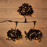 NEON-NIGHT Гирлянда "LED ClipLight" 24V, 3 нити по 20 м, свечение с динамикой, цвет диодов Желтый 323-301