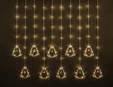 Navigator Гирлянда 95 007 NGF-D034-01 (бахрома елки и фигурки WW 3*0.6м IP20) 95007
