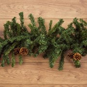 NEON-NIGHT Еловый шлейф 2,7 м с шишками, объем 36 см 307-221