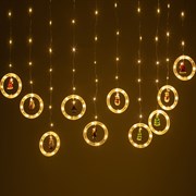 ЭРА Светодиодная новогодняя гирлянда ЭРА ENING-MG занавес Волшебство теплый свет 2,7*0,5 м 120 led IP20 Б0060414