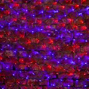NEON-NIGHT Гирлянда "Сеть" 2х1,5м, черный ПВХ, 288 LED Красные/Синие 215-023