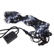 NEON-NIGHT Гирлянда "Сеть" 1х1,5м, черный ПВХ, 160 LED Белый 215-115