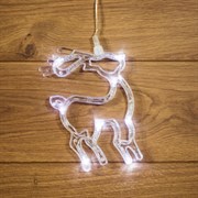 NEON-NIGHT Фигура светодиодная "Олененок" на присоске с подвесом, цвет белый 501-016