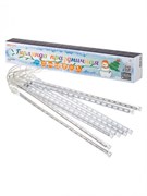 TDM Гирлянда "Сосульки", падающий голубой свет, 30 см, 8 шт в комплекте, 3,8 м, SQ0361-0027