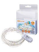 TDM Гирлянда светодиодная "Роса20" 20LED, 2м, многоцвет., 2хCR2032 , SQ0361-0059