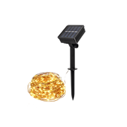 ФАZA Гирлянда солнечная Солнечн. свет-к SLR-G03-100Y нить, желт. 100 LED .5033320