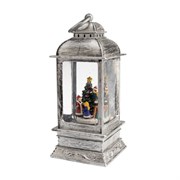 NEON-NIGHT Декоративный фонарь с эффектом снегопада и подсветкой «Рождество», белый 501-065