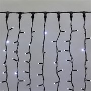 NEON-NIGHT Гирлянда "Светодиодный Дождь" 2х1,5м, постоянное свечение, черный провод "КАУЧУК", 230 В, диоды БЕЛЫЕ, 360 LED 237-125