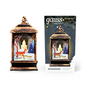 Gauss Фонарь новогодний светодиодный "Олененок" серия Holiday, ,1W, тёплый свет, бронзовый, батарейки в комплекте, HL031