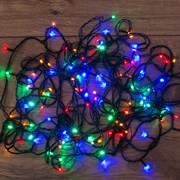 NEON-NIGHT Гирлянда светодиодная универсальная 120 LED МУЛЬТИКОЛОР 12 метров с контроллером 303-105
