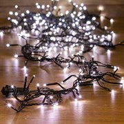 NEON-NIGHT Гирлянда «Кластер LED» 3 м, темно-зеленый ПВХ IP20, 288 диодов, цвет белый 303-625