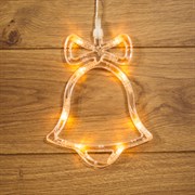 NEON-NIGHT Фигура светодиодная "Колокольчик" на присоске с подвесом, цвет ТЕПЛЫЙ БЕЛЫЙ 501-012