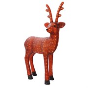 NEON-NIGHT Акриловая светодиодная фигура "Бурый олень " 100 см, 380 светодиодов, IP 65, понижающий трансформатор в комплекте, 513-305