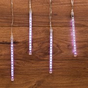 NEON-NIGHT Гирлянда "Тающие сосульки" светодиодная, 4шт х 20см, шаг 50см, 230В (с трансформатором) белые светодиоды 256-317-6