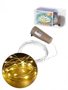TDM Гирлянда-пробка для бутылки "Роса20" 20LED, 2м, 3000К, 3хAG13/LR44 SQ0361-0102