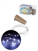 TDM Гирлянда-пробка для бутылки "Роса20" 20LED, 2м, 6000К, 3хAG13/LR44 SQ0361-0103