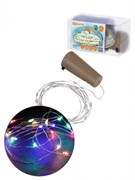 TDM Гирлянда-пробка для бутылки "Роса20" 20LED, 2м, многоцветная, 3хAG13/LR44 SQ0361-0101
