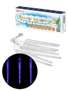 TDM Гирлянда светодиодная "Сосульки фигурные" 2,1 м, 176LED, 8 шт, падающий синий свет, 250 В, IP44 SQ0361-0096