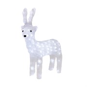 NEON-NIGHT Акриловая светодиодная фигура "Северный олень" 45 см, 100 светодиодов, IP65, понижающий трансформатор в комплекте, 513-270