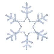 NEON-NIGHT Фигура световая "Снежинка" цвет белый, размер 55*55см 501-334