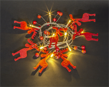 Navigator Гирлянда 80 719 NGF-D014-10WW-2AA (новогодние олени 1.2м TR) 80719