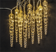 Navigator Гирлянда 80 721 NGF-D016-10WW-2AA (сосульки прозрачные 1.65м TR) 80721