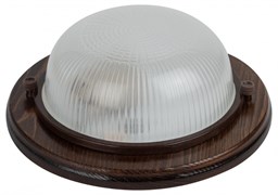 ЭРА НБО 03-60-021 Светильник Кантри дерево/стекло IP54 E27 max 60Вт D220 круглый клен Б0048414