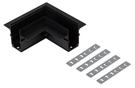 ЭРА Коннектор TRM-R20-CC-B угловой для встраиваемого магнитного шинопровода NOVA TRM-R20 черный Б0054782