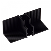 ST LUCE ST066.409.11 Соединитель "стена-потолок" для встраиваемого шинопровода SUPER5 Черный ST066.409.11