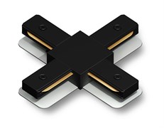 Ambrella Коннектор Х-образный для однофазного шинопровода Standard 220V GL7172 BK черный 105*105*20 GL7172