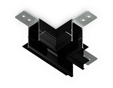 Ambrella Коннектор Т-образный для встраиваемого шинопровода под ГКЛ 12,6мм Magnetic 220V GL1042 BK черный 110*80*47 (соединители в комплекте) GL1042