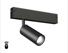 Ambrella Светильник светодиодный диммируемый для шинопровода Magnetic 220V GL1202 BK черный IP20 7W 3000K-6400K 36° D35*80 (Без ПДУ) GL1202