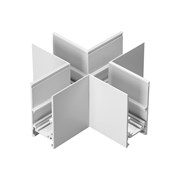 Novotech 135171 SHINO NT23 000 белый Соединитель для низковольтного шинопровода "X-образный" IP20 FLUM 135171