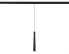 Ambrella Светильник светодиодный трековый подвесной для шинопровода Magnetic GL4351 BK черный IP20 6W 4200K 48V 24° D40*H300 GL4351