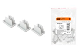 TDM Заглушка торцевая пластиковая для шинопровода TLA-01-WH-Z, белая SQ0369-0381