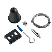 ЭРА Комплект для подвесного монтажа STR-30-B-MK-3 для трехфазного шинопровода черный 3м Б0049747