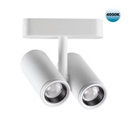 Novotech 359109 SHINO NT23 000 белый Трековый светильник для низков. шинопровода IP20 LED 4000K 2*8W 48V 1360Лм SMAL 359109