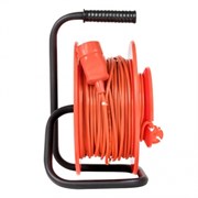 EKF PROxima Удлинитель на катушке "Атлант 2.0" 1 гнездо 50м без заземления  ПВС 2*0,75 6А/1,3кВт UKA02-06-275-1-50