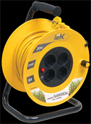 IEK Катушка УК20 с т/з 4 места 2Р/20м 2х0,75 мм2 "Garden" WKP23-06-04-20