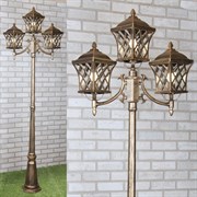 Elektrostandard Cassiopeya F/3 / Светильник садово-парковый черное золото a025298