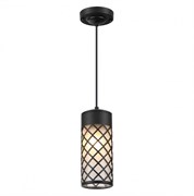 Odeon Light 4834/1 NATURE ODL21 567 черный/стекло Ландшафтный светильник-подвес E27 1*60W IP44 DUNES 4834/1