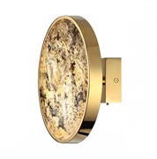 Odeon Light 5079/15WL L-VISION ODL24 зол./серо-бежевый/металл/натур.камень/акрил Настенн.светильн. с переключ.цветов.темпер. LED 15W 3000К/4000K/6000K 5079/15WL