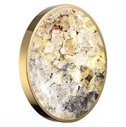 Odeon Light 5079/50L L-VISION ODL24 зол/серо-бежевый/металл/натур.камень/акрил Настен.-потолочн. cветил. с переключ.цветов.темпер. LED 50W 3000К/4000K 5079/50L