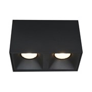 ST LUCE ST168.402.02 Светильник потолочный Черный GU10 2*50W IP20 L82,5xW165xH104 220V Без ламп ST168.402.02