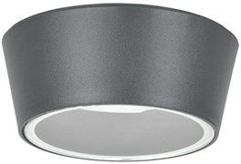 IEK Светильник уличный 5104 потолочный GX53 IP65 серый LT-UPU0-5104-GX53-1-K03